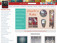 Tablet Screenshot of amanogalleries.com